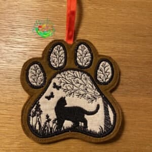 Sweetpea's Handmade Paw Memory Hanger Collection - Cat
