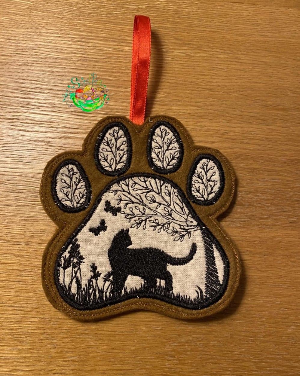 Sweetpea's Handmade Paw Memory Hanger Collection - Cat