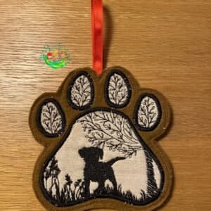 Sweetpea's Handmade Paw Memory Hanger Collection - Dog