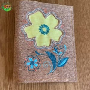 Sweetpea’s Handmade Reverse-Appliqué Notebook Collection – Floral Delight