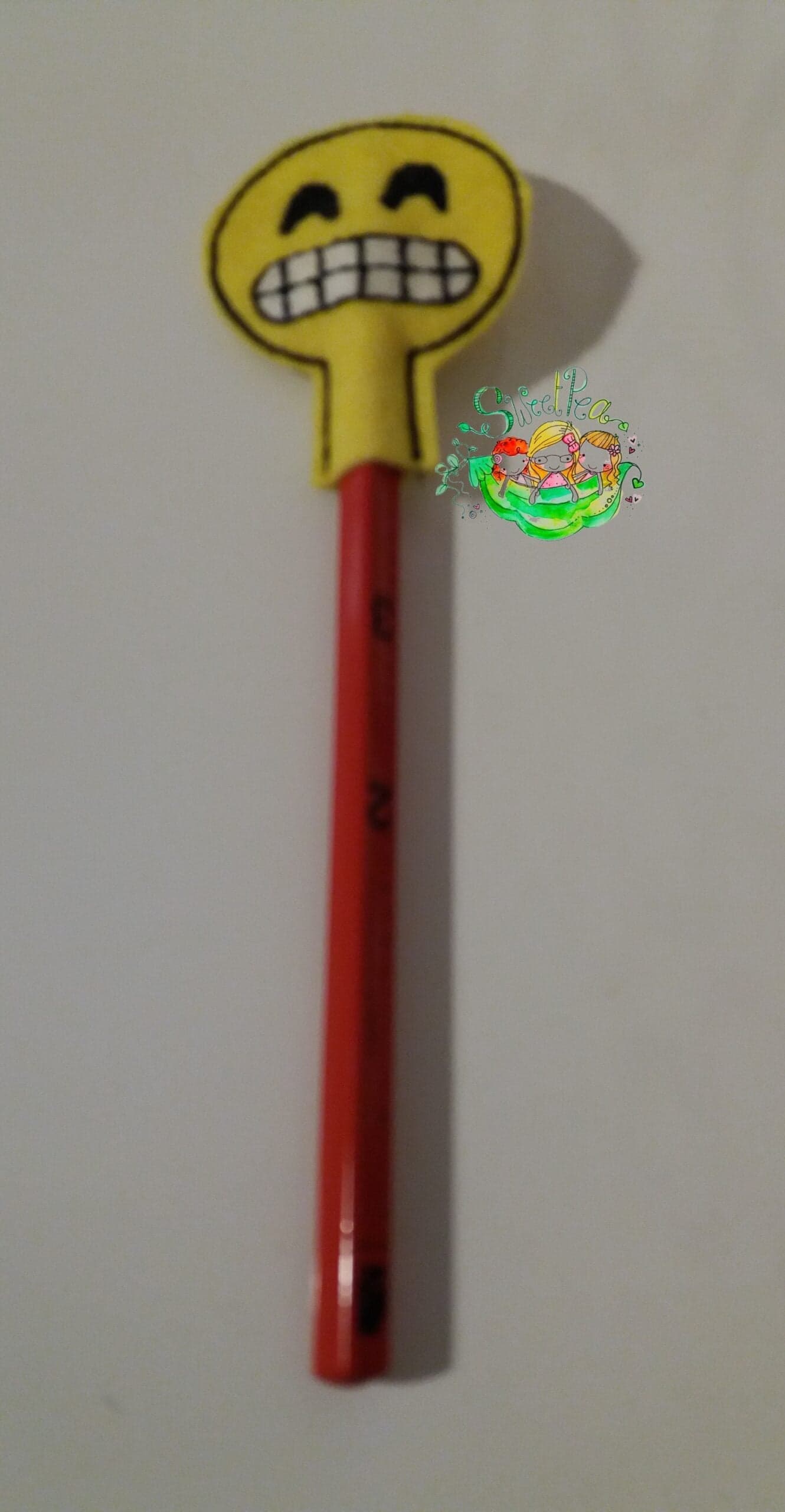 Sweetpea’s Handmade Emoji Pencil Topper Collection - Grimace