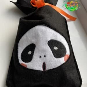 Sweetpea's Handmade Halloween Tie Treat Bag Collection - Scream