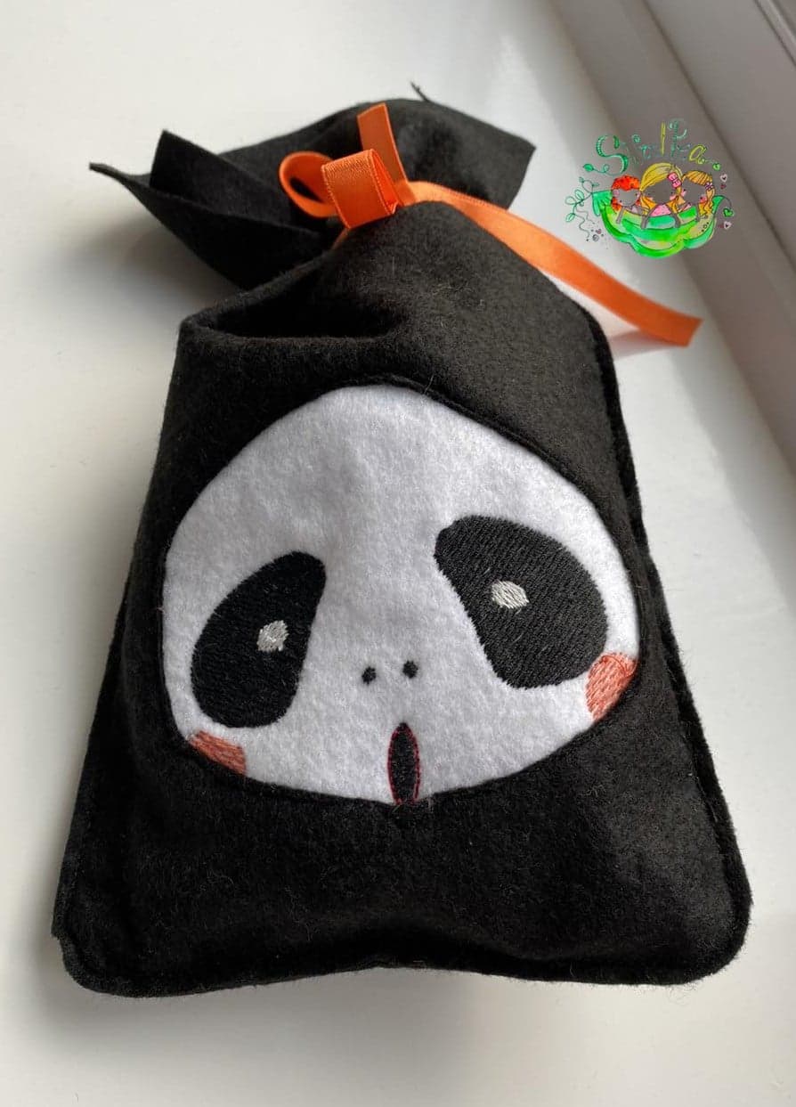 Sweetpea's Handmade Halloween Tie Treat Bag Collection - Scream