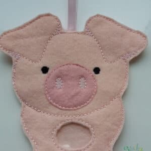 Sweetpea's Handmade Animal Treat Bag Collection - Pig