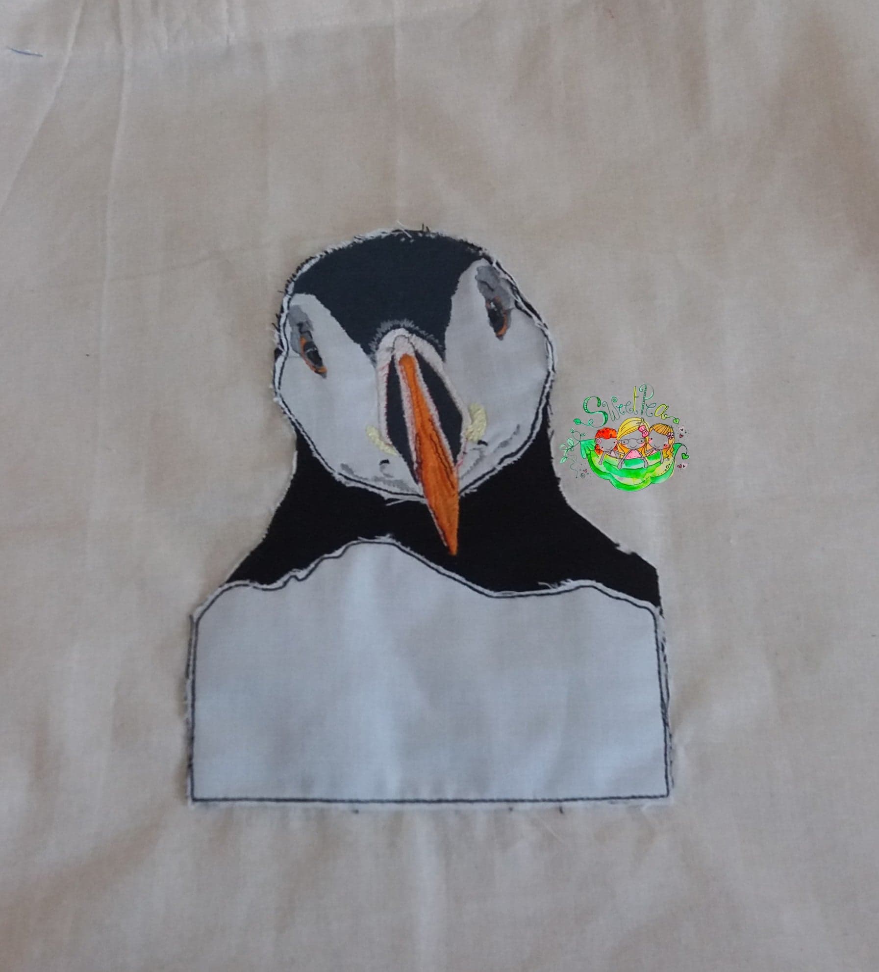 Sweetpea's Handmade Tote Bags Collection - Puffin