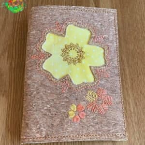 Sweetpea’s Handmade Reverse-Appliqué Notebook Collection – Floral Blooms