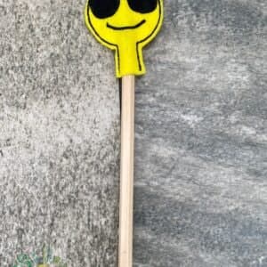 Sweetpea’s Handmade Emoji Pencil Topper Collection - Sunglasses