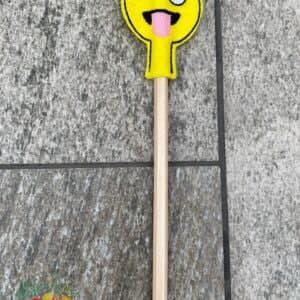 Sweetpea’s Handmade Emoji Pencil Topper Collection  Pulling Tongues