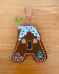 Sweetpea’s Handmade Gingerbread House Letter Collection - A