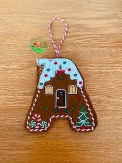 Sweetpea’s Handmade Gingerbread House Letter Collection - A