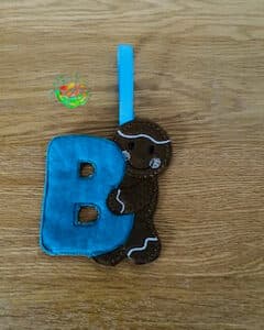 Sweetpea's Handmade Gingerbread Initial Collection - B