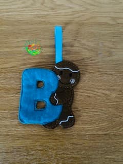 Sweetpea's Handmade Gingerbread Initial Collection - B