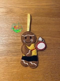 Sweetpea’s Handmade Gingerbread Sports Collection - Badminton