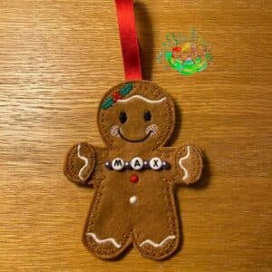 Sweetpea’s Handmade Gingerbread Family Collection – Banner Boy