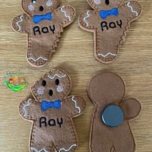 Sweetpea’s Handmade Gingerbread Magnet Collection – Bitten Gingerbread