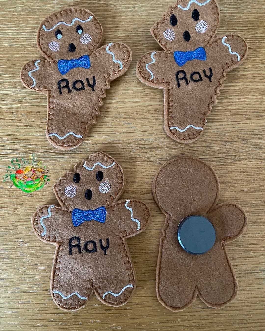 Sweetpea’s Handmade Gingerbread Magnet Collection – Bitten Gingerbread