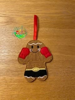 Sweetpea’s Handmade Gingerbread Sports Collection - Male Boxer