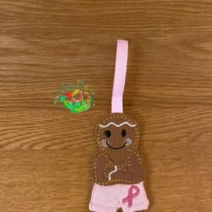 Sweetpea’s Handmade Gingerbread Family Collection – Breast Cancer Survivor