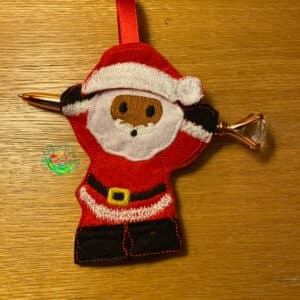 Sweetpea’s Handmade Gingerbread Christmas Collection – Candy Cane Santa