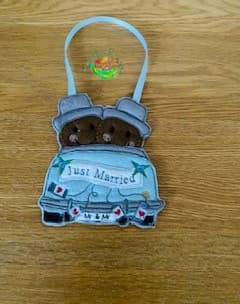 Sweetpea’s Handmade Just Married Collection - Wedding Car - Mr & Mr