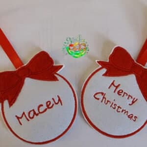 Sweetpea’s Handmade Christmas Hanger Collection – Christmas Bauble
