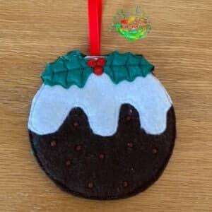 Sweetpea’s Handmade Christmas Hanger Collection – Christmas Pudding