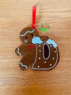 Sweetpea’s Handmade Gingerbread Christmas Letter Collection - D
