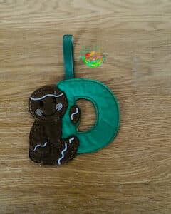 Sweetpea's Handmade Gingerbread Initial Collection - D