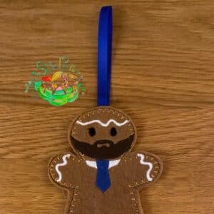Sweetpea’s Handmade Gingerbread Family Collection - Dad with Beard
