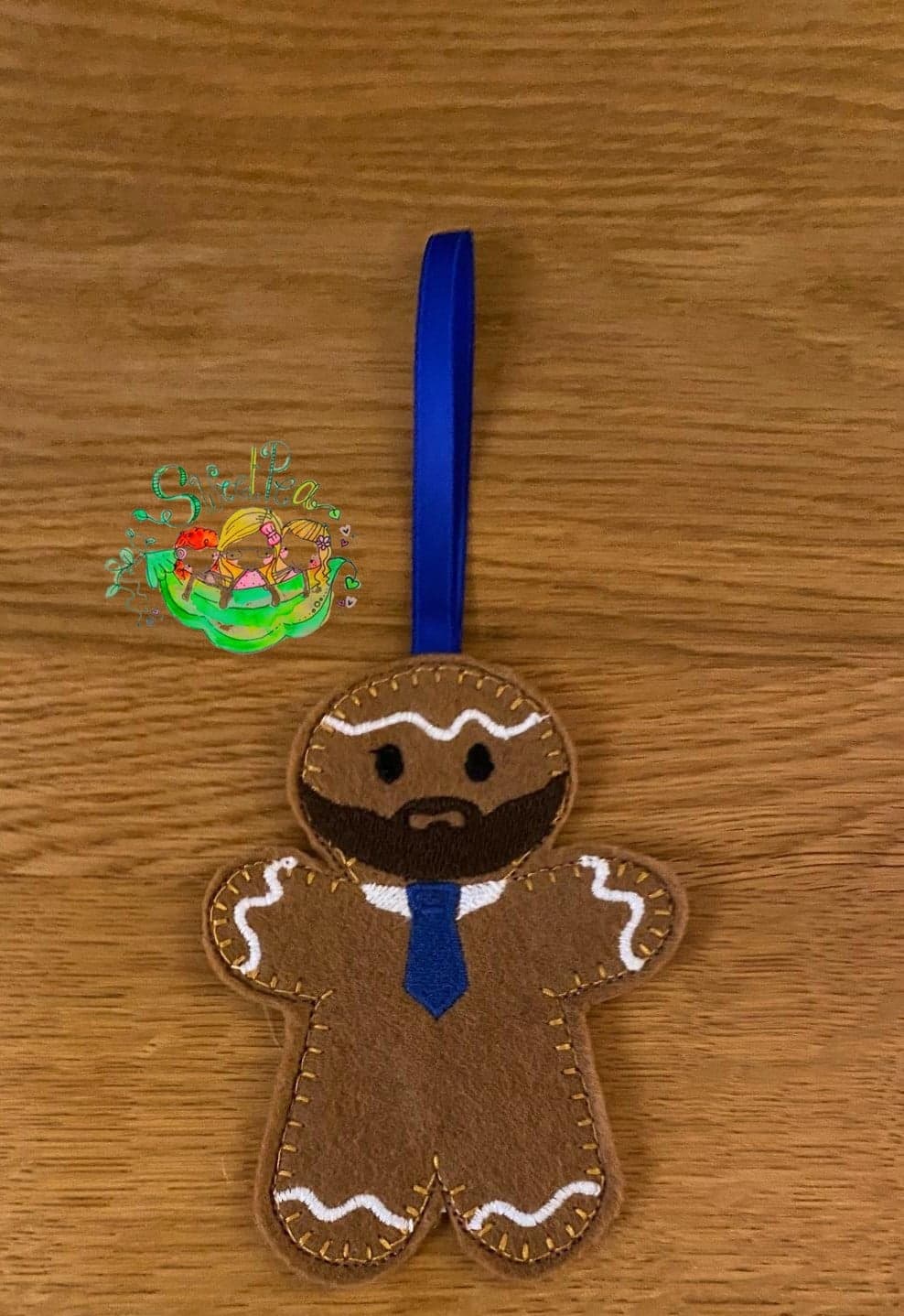 Sweetpea’s Handmade Gingerbread Family Collection - Dad with Beard