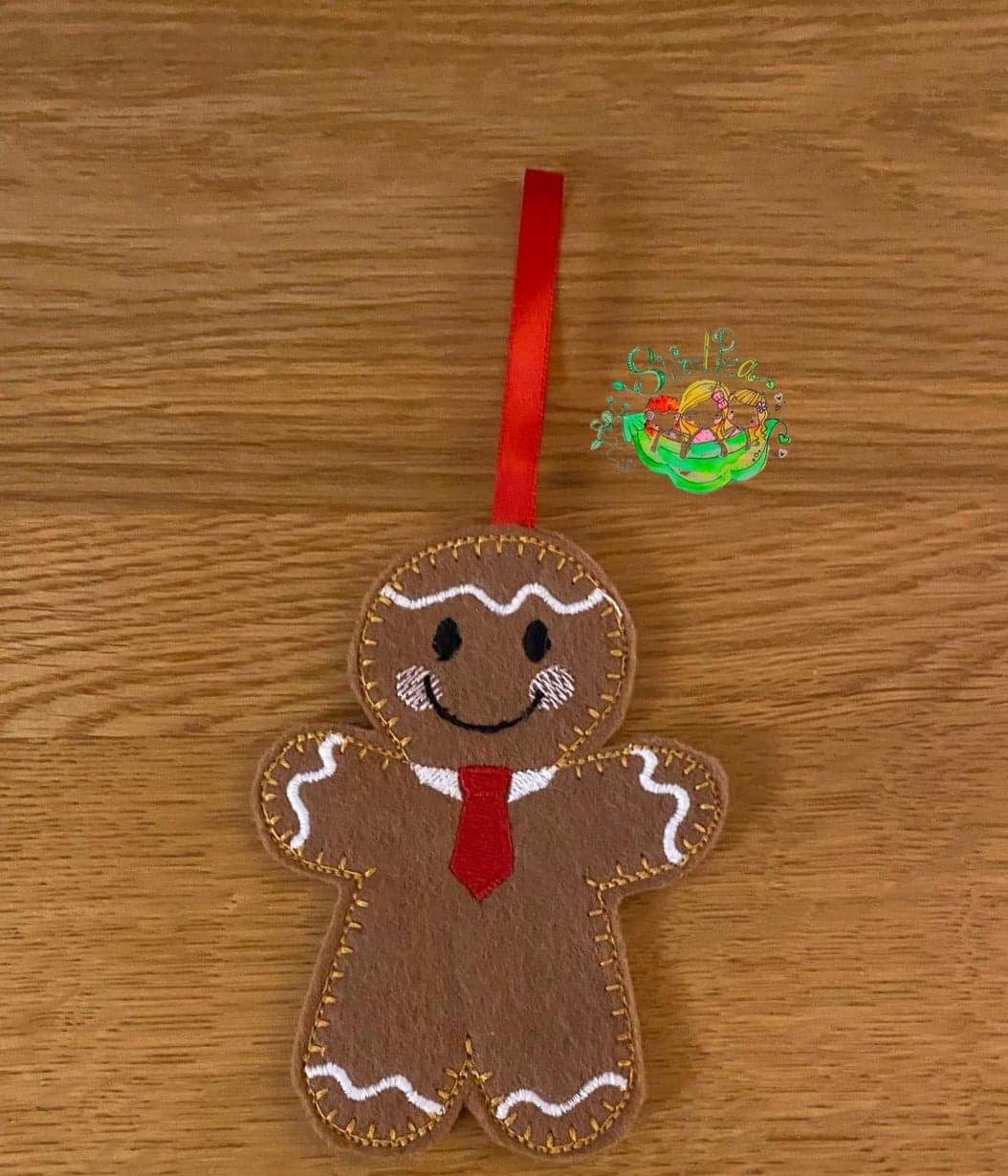 Sweetpea’s Handmade Gingerbread Dad Collection - Dad Shirt and Tie
