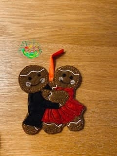 Sweetpea’s Handmade Gingerbread Hobby Collection - Dancing Couple