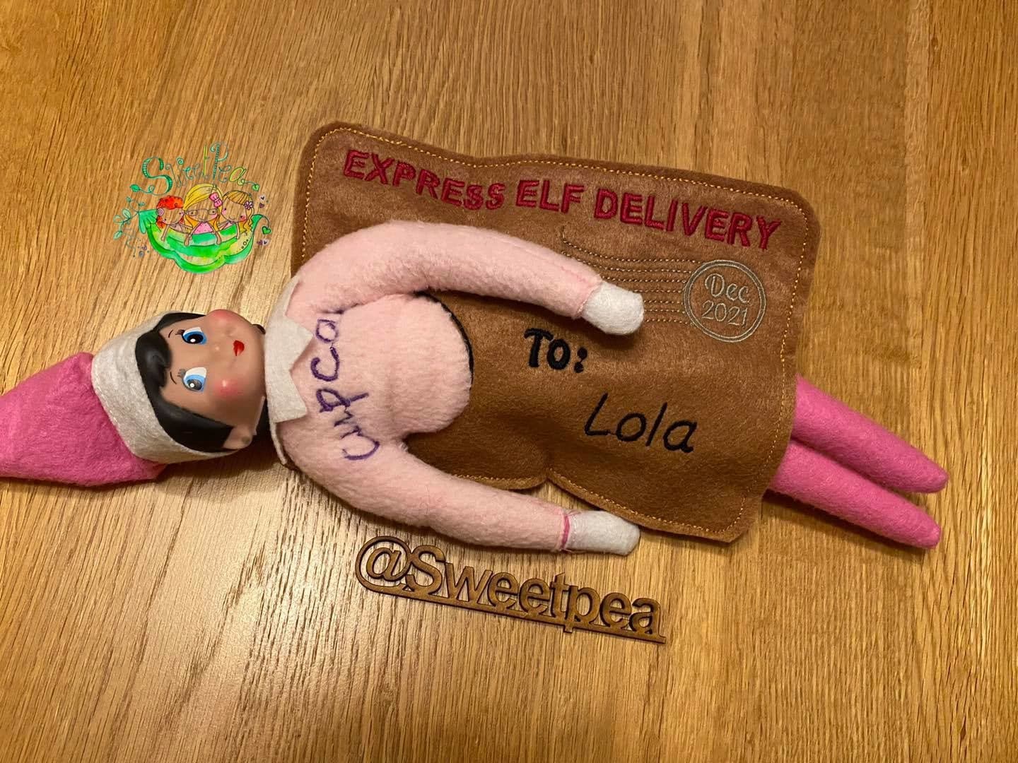 Sweetpea’s Handmade Elf Envelope Collection - Elf Delivery Envelope