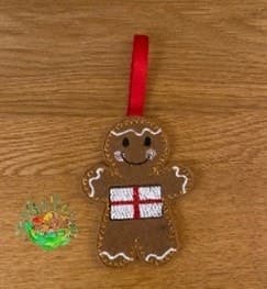Sweetpea’s Handmade Gingerbread Flag Collection - England