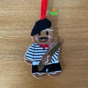 Sweetpea’s Handmade Gingerbread Nationalities Collection - French Man