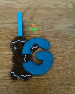 Sweetpea's Handmade Gingerbread Initial Collection - G
