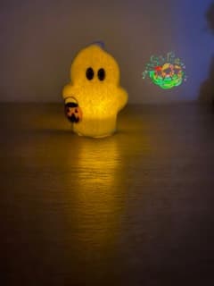 Sweetpea’s Handmade Gingerbread Halloween Collection – Ghost Tealight