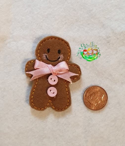 Sweetpea’s Handmade Gingerbread Magnet Collection – Mini Gingerbread