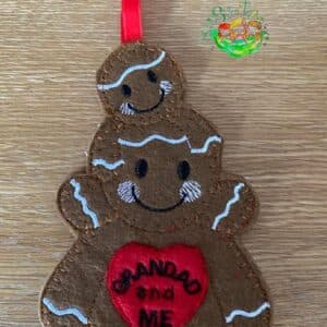 Sweetpea’s Handmade Gingerbread Family Collection – Grandad and Me