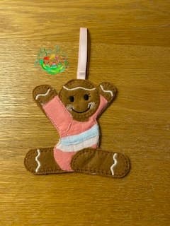 Sweetpea’s Handmade Gingerbread Sports Collection - Female Gymnast