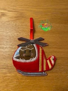 Sweetpea’s Handmade Gingerbread Occupation Collection - Helicopter Air Ambulance