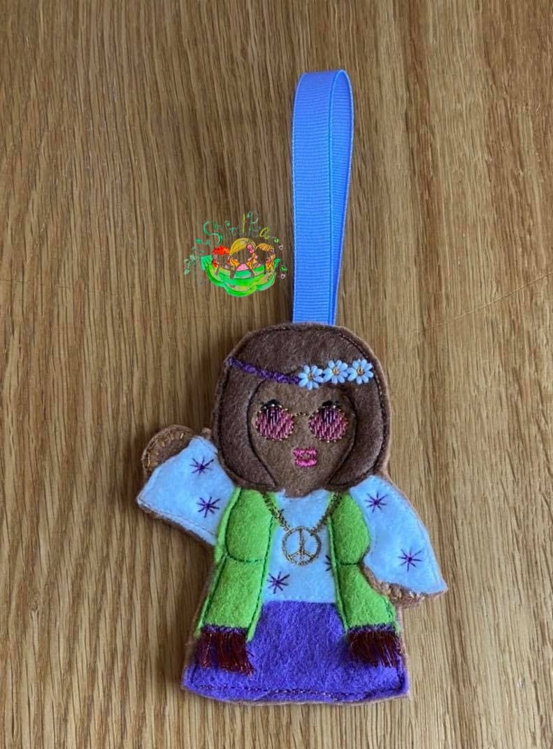 Sweetpea’s Handmade Gingerbread Family Collection – Hippy Girl