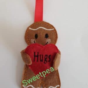 Sweetpea’s Handmade Gingerbread Valentine's Collection - Hugs