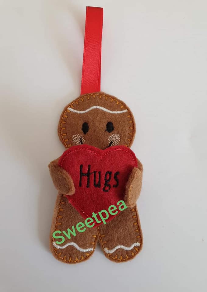 Sweetpea’s Handmade Gingerbread Valentine's Collection - Hugs