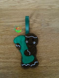 Sweetpea's Handmade Gingerbread Initial Collection - I