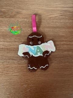 Sweetpea’s Handmade Gingerbread Banner Collection – I Love Nain Banner