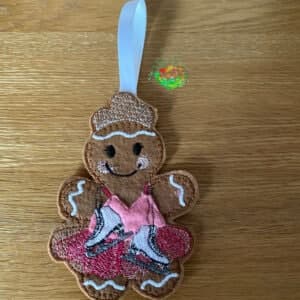 Sweetpea’s Handmade Gingerbread Sports Collection - Ice Skater