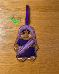 Sweetpea’s Handmade Gingerbread Nationalities Collection - Indian Woman