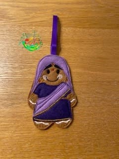 Sweetpea’s Handmade Gingerbread Nationalities Collection - Indian Woman