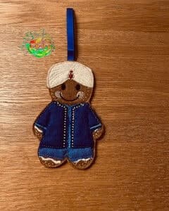 Sweetpea’s Handmade Gingerbread Nationalities Collection - Indian Man